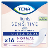TENA Lights Sensitive Ultra incontinence pads 16-pack (British brand)