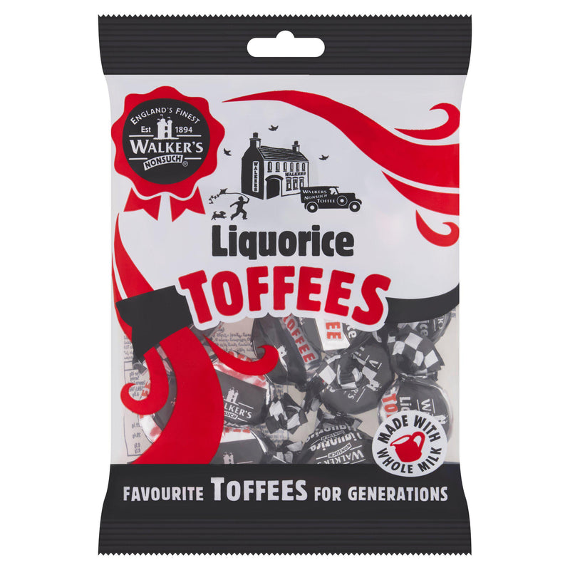 Walker's Nonsuch liquorice toffees 150g, UK version