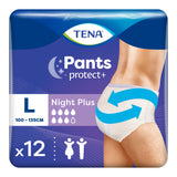 TENA incontinence pants Protect+ Plus Night Large pack x12 - British product