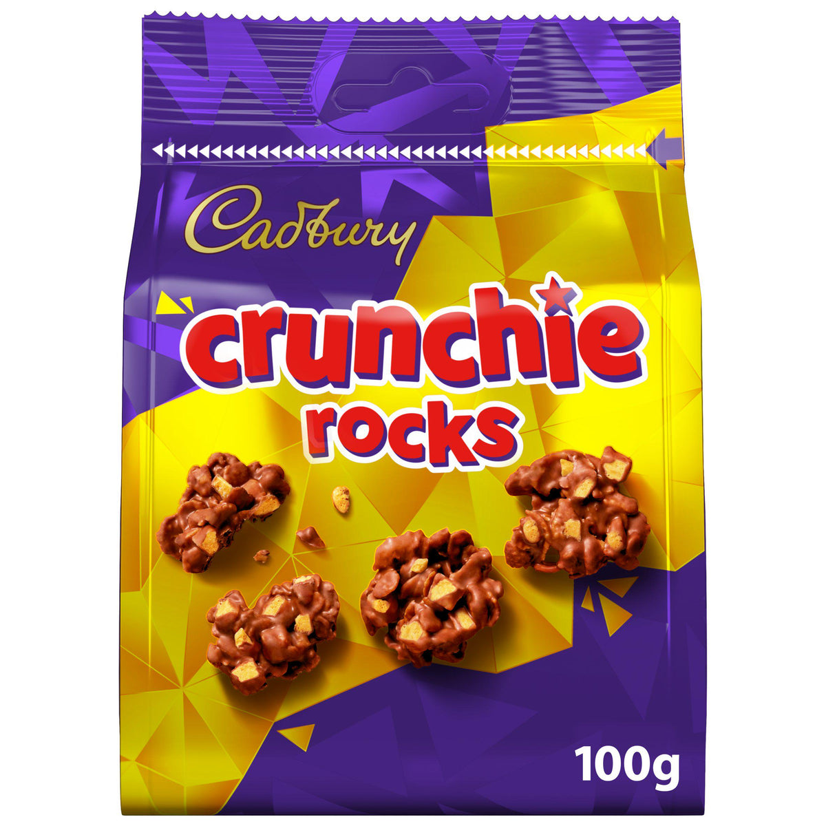 Cadbury Crunchie Rocks chocolate clusters 100g - British product