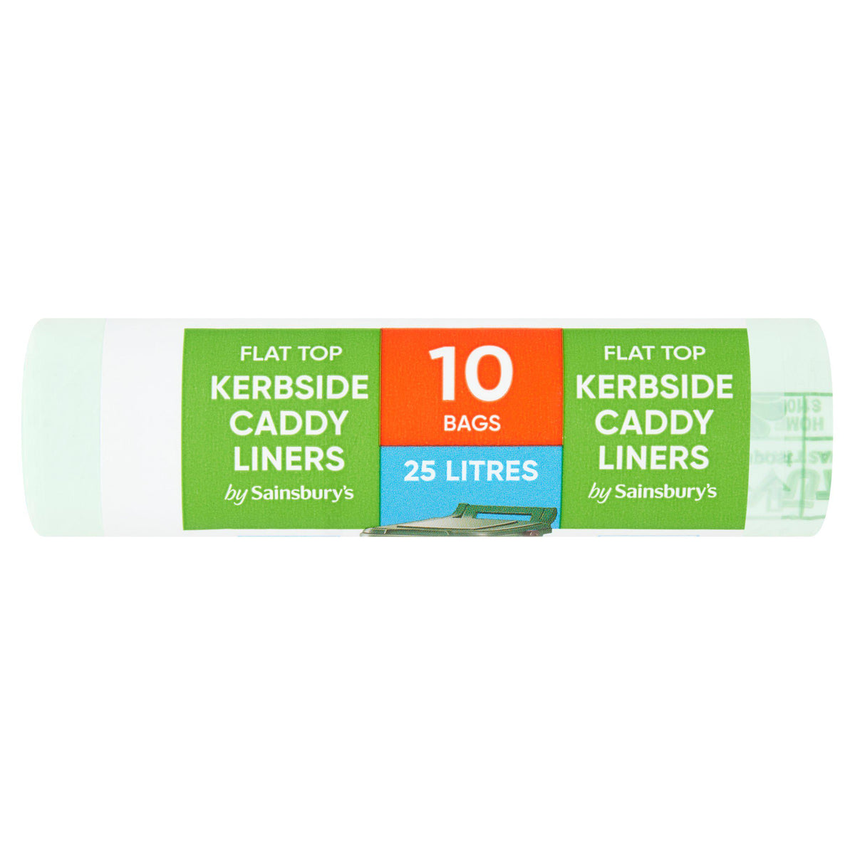 Sainsbury's compostable caddy liners x10 25L - British product