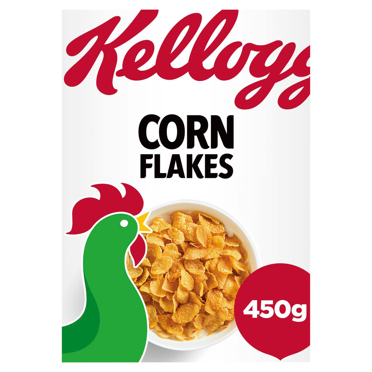 Kellogg's Corn Flakes breakfast cereal 450g (British brand)