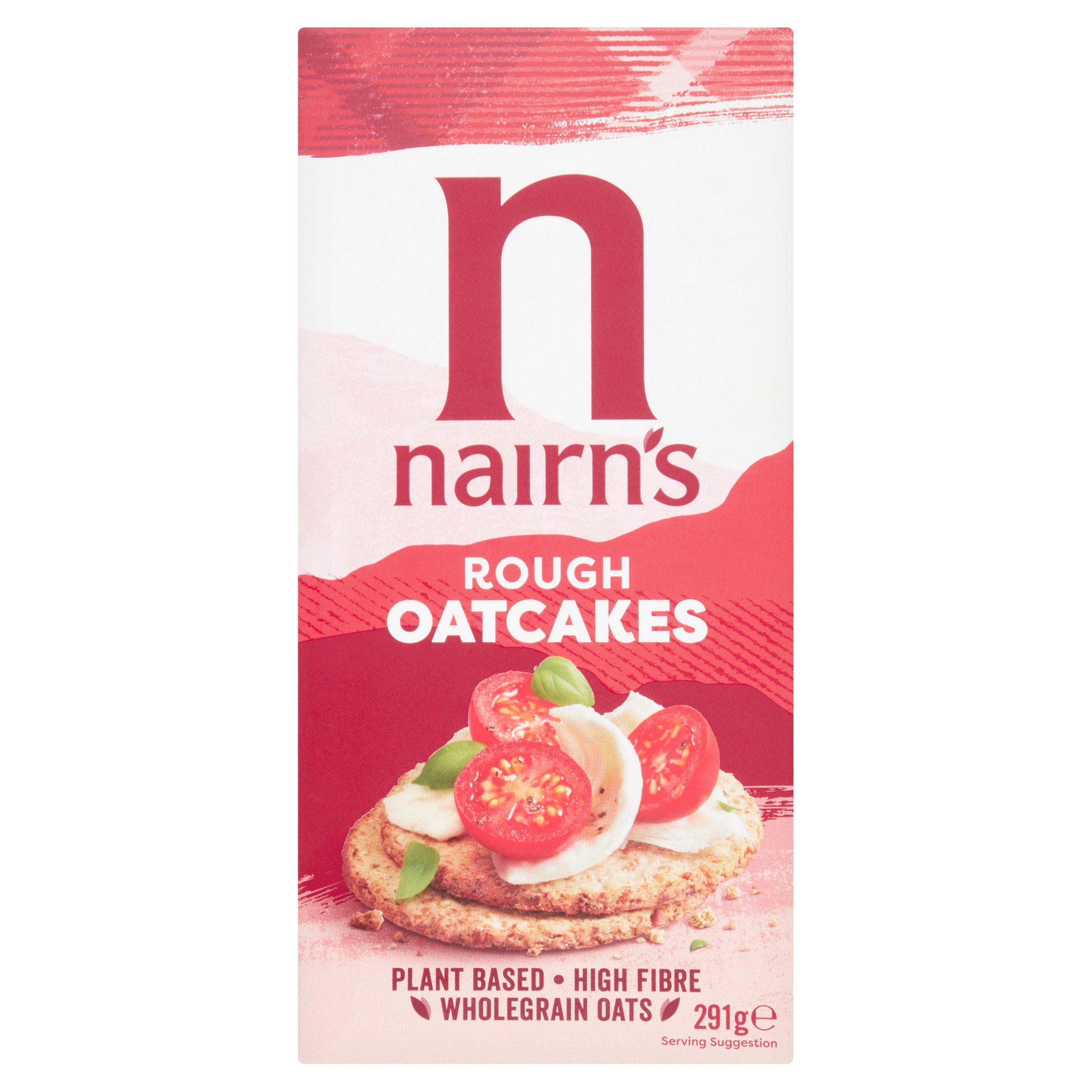 Nairn's rough oatcakes 291g, imported from the UK