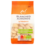 Sainsbury's blanched almonds 100g pack (British brand)