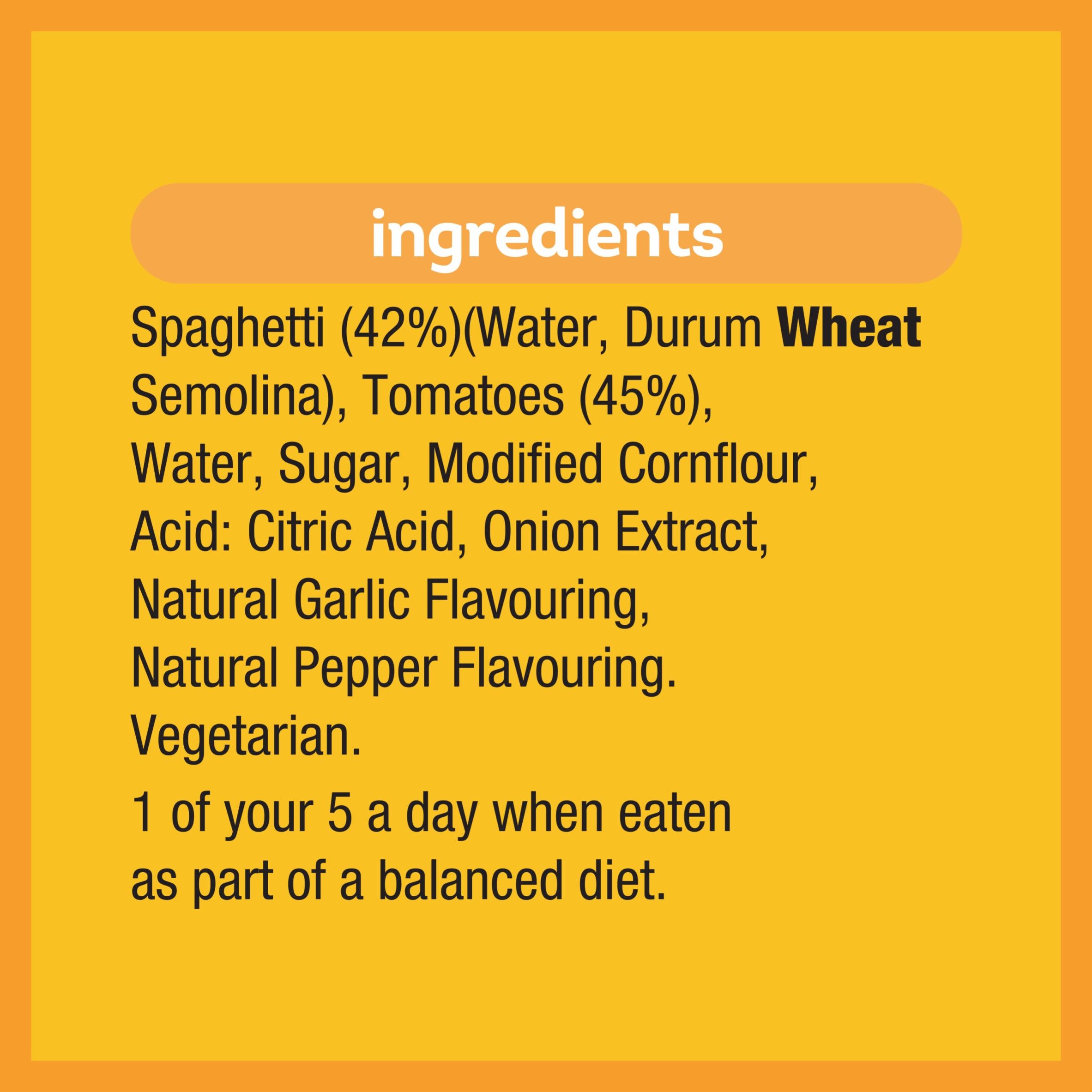 Heinz spaghetti in tomato sauce value pack 4 x 200g - British product