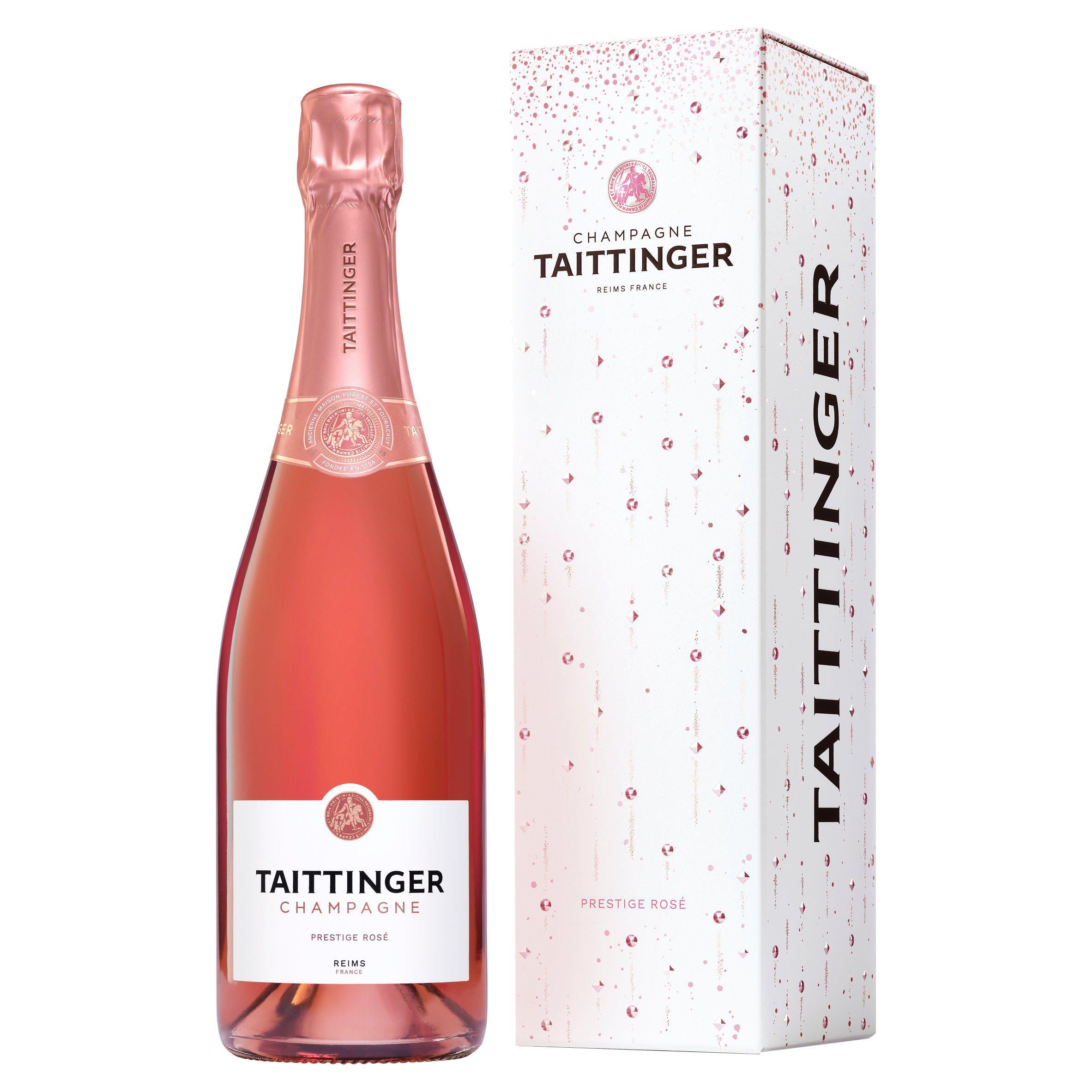 Taittinger Brut Prestige Rosé champagne 750ml (British brand)