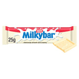Nestlé Milkybar white chocolate bar 25g, imported from the UK
