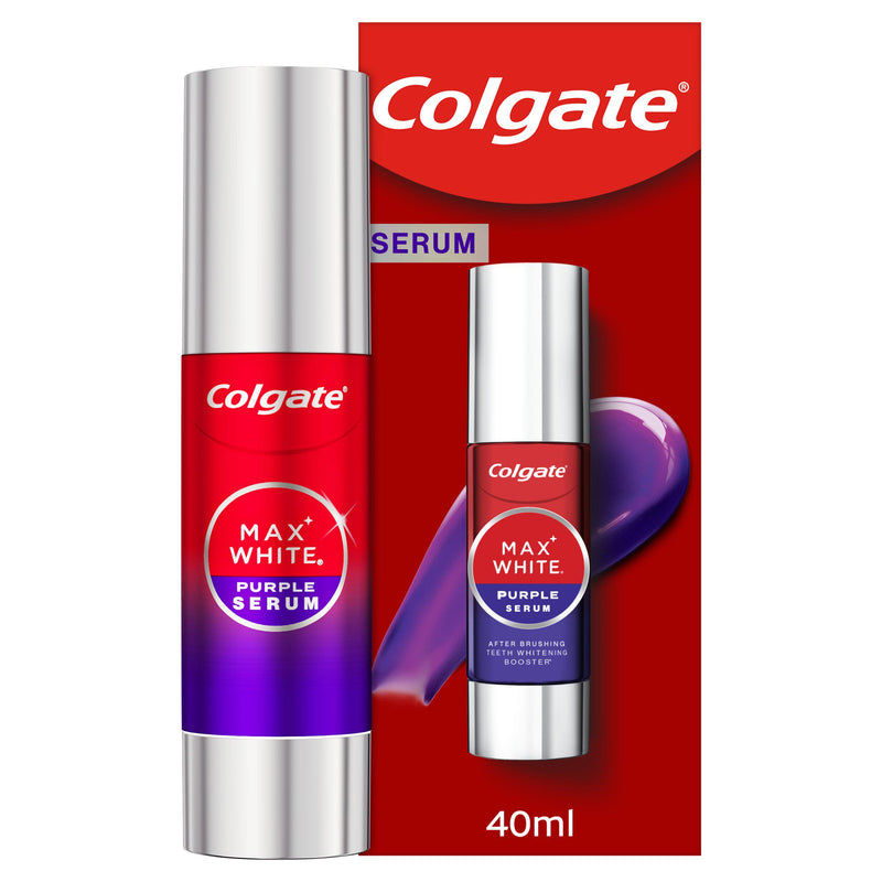 Colgate Max White Purple Serum 40ml - imported from the UK