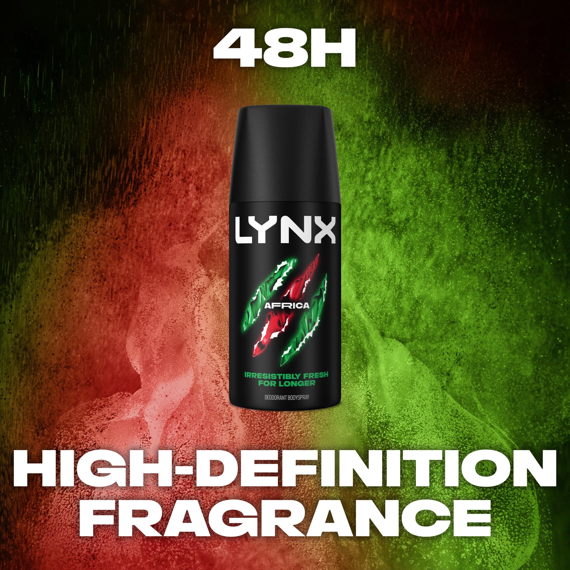 Lynx Africa deodorant body spray 35ml - British product