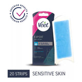 Veet cold wax strips face sensitive x20, UK version