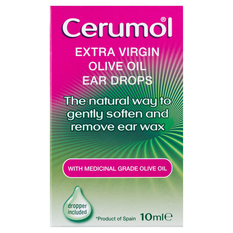 Cerumol olive oil eardrops 10ml - British product