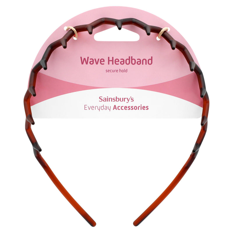 Sainsbury's headband tortoise zig zag pattern, UK version