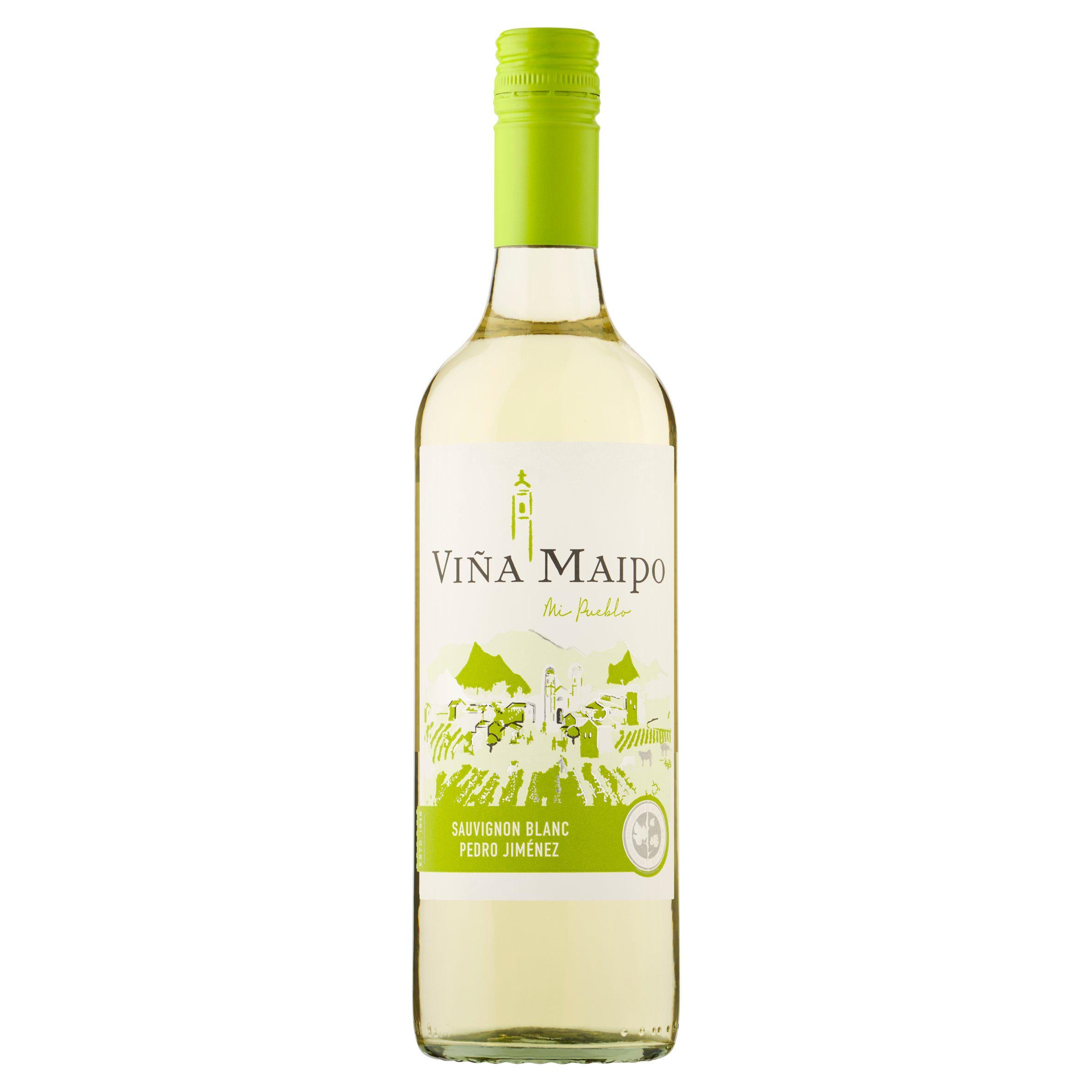Vina Maipo Sauvignon Blanc Pedro Ximenez white wine 75cl, UK version