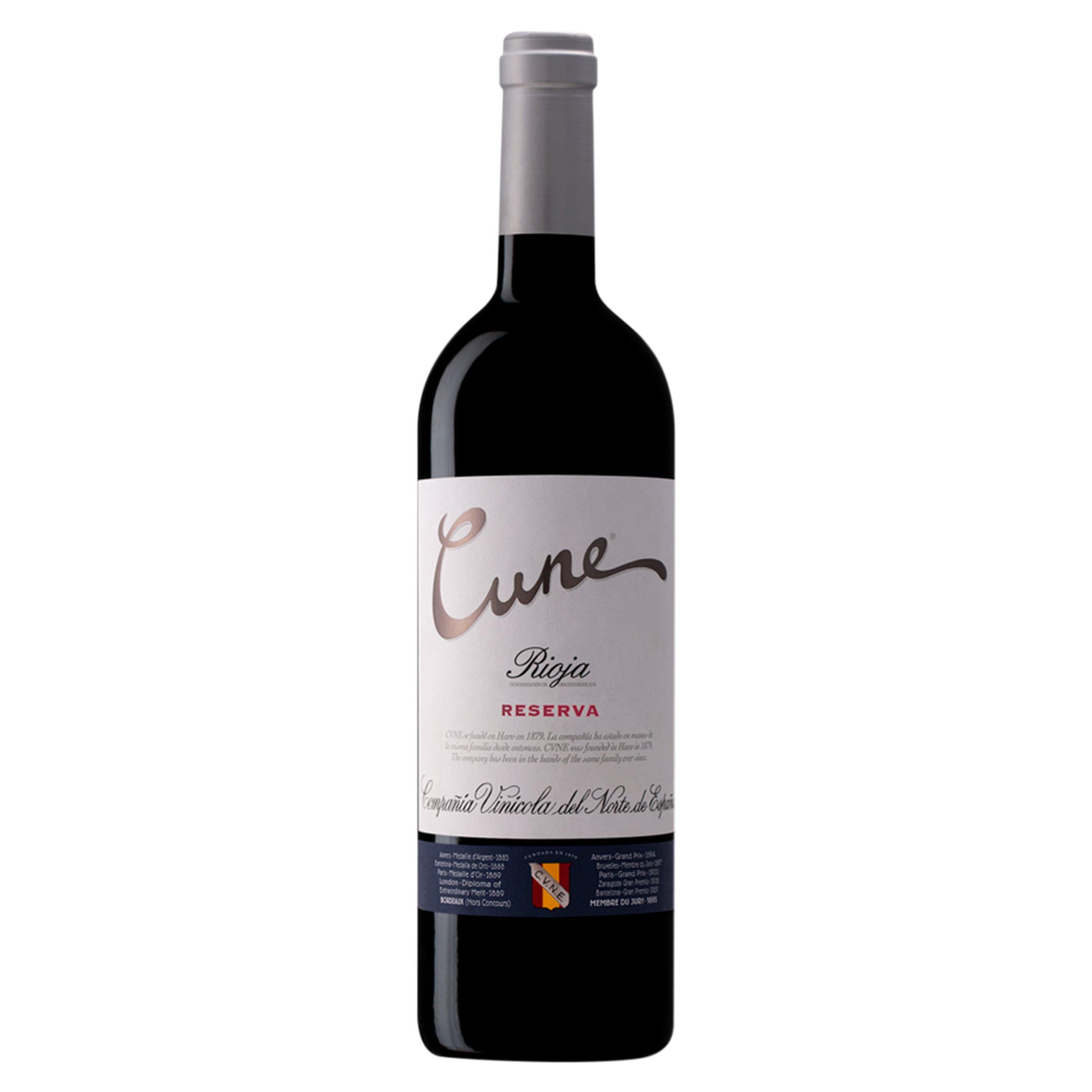 Cune Rioja Reserva red wine 75cl, UK version