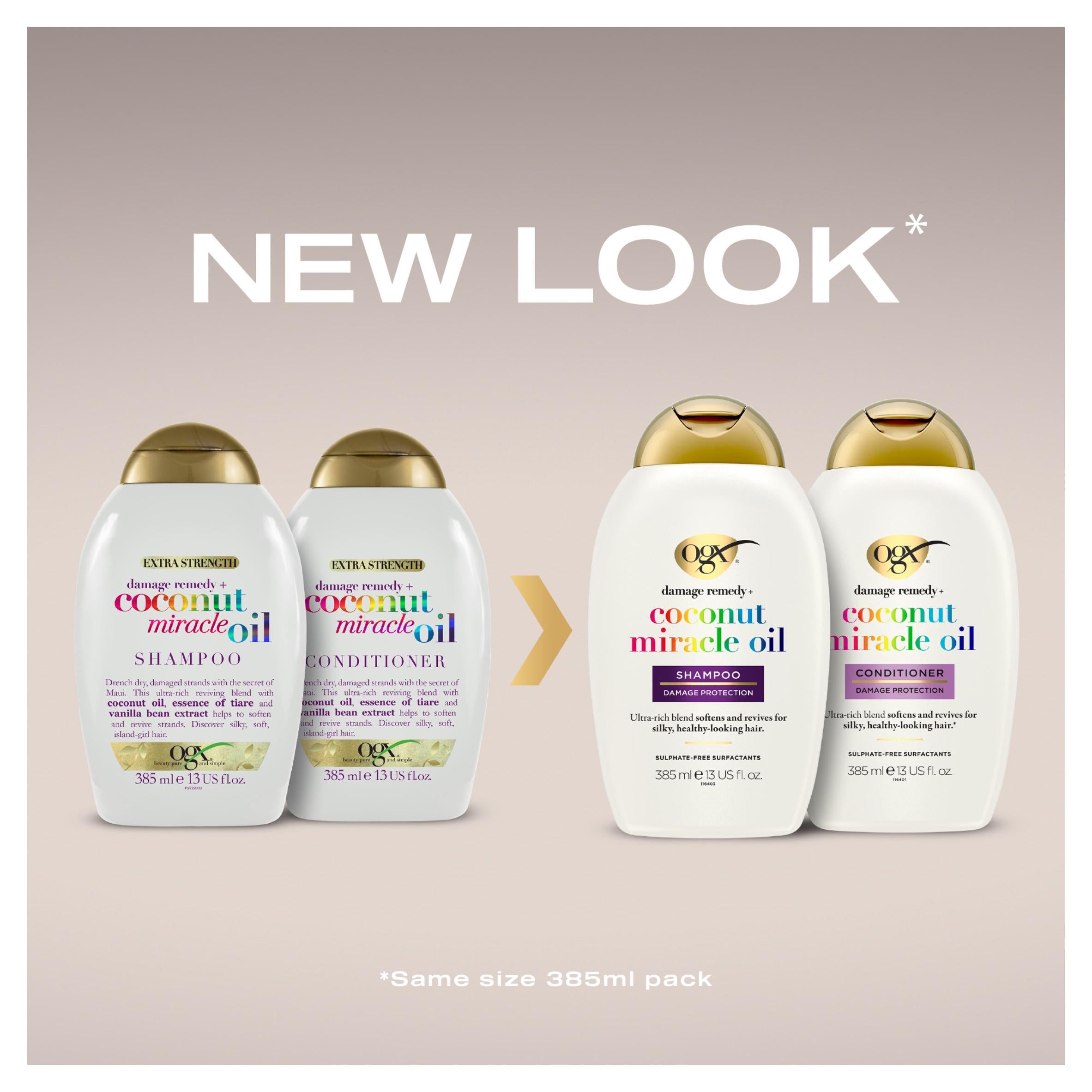OGX Coconut Miracle Oil conditioner 385ml, UK version