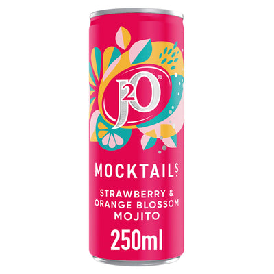Sainsburys J2O Mocktails Strawberry & Orange Blossom Mojito 250ml- Buy online at McGrocer