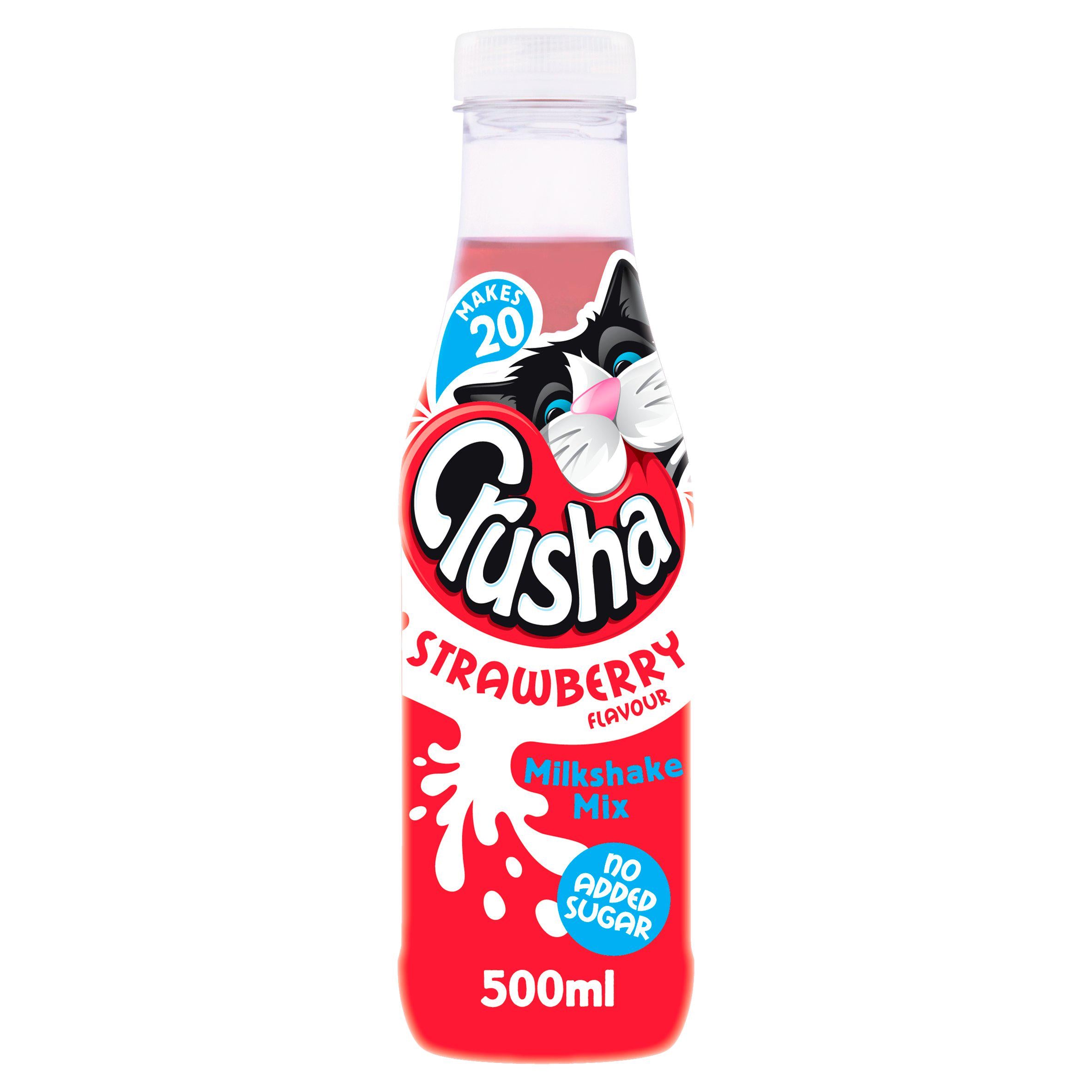 Crusha strawberry flavour milkshake syrup 500ml (British brand)