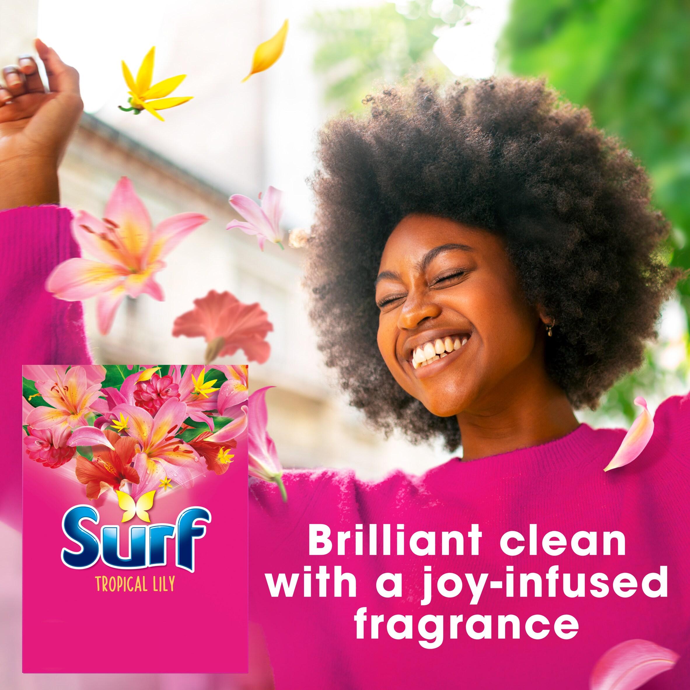 Surf tropical lily washing powder 4.75kg, imported from the UK