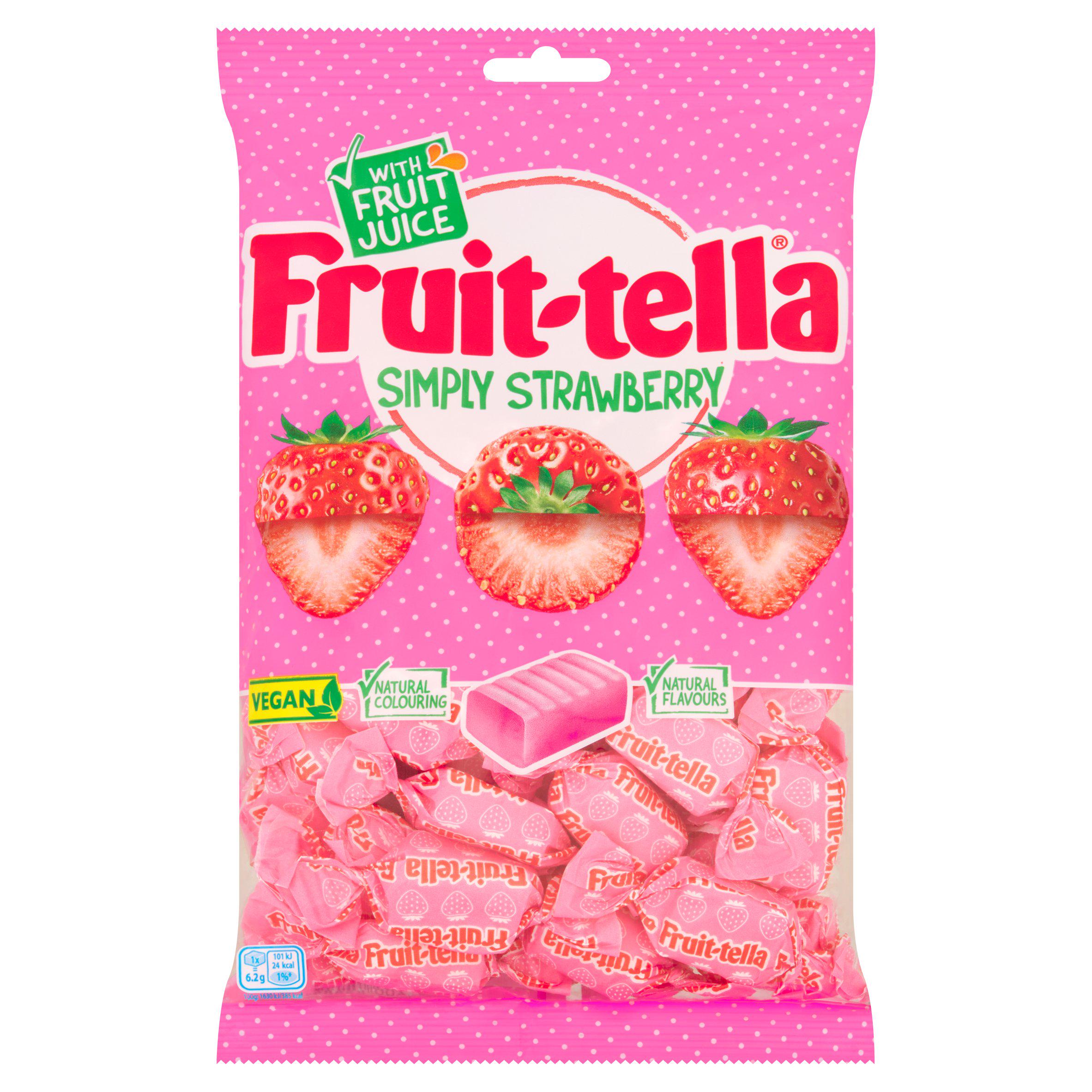 Fruittella Simply Strawberry Candy 300g - British product