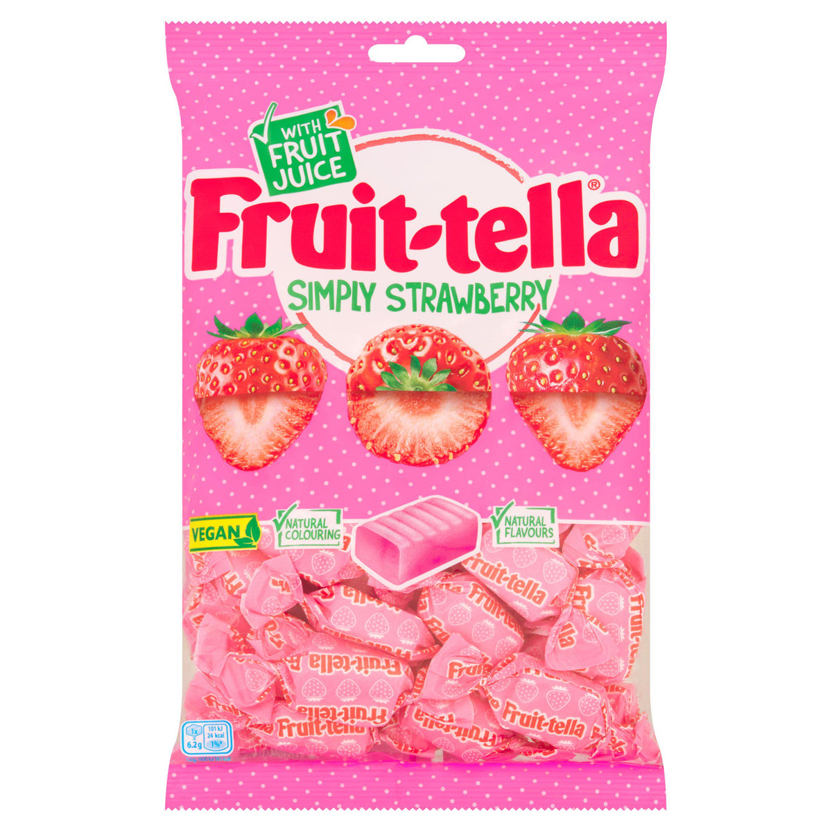 Fruittella Simply Strawberry Candy 300g - British product