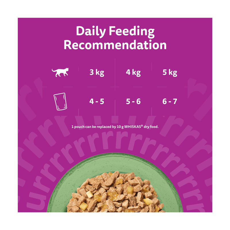 Whiskas Superfoods wet cat food pouches 6x50g mixed selection (British brand)
