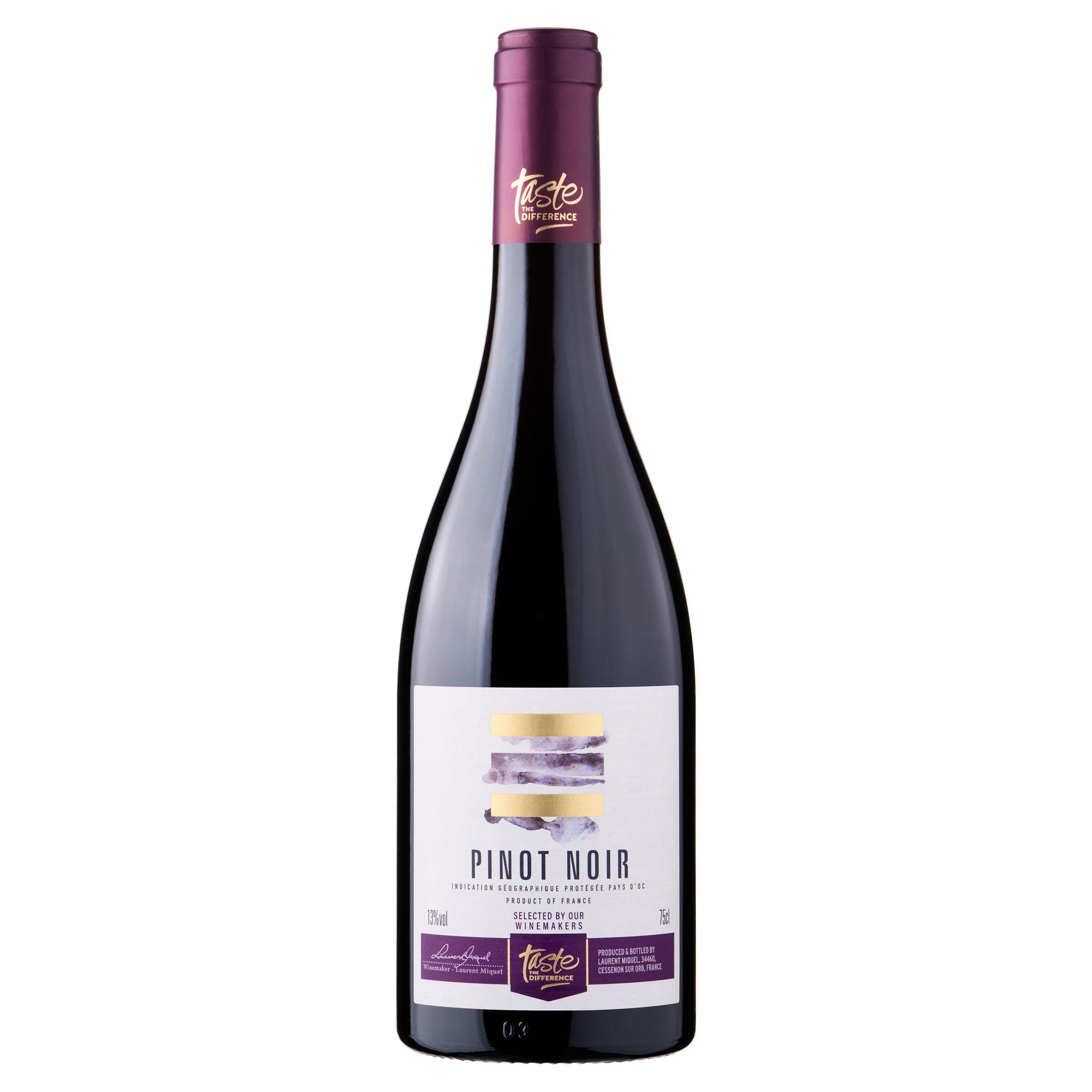 Sainsbury's Taste the Difference Pinot Noir red wine 75cl - British product