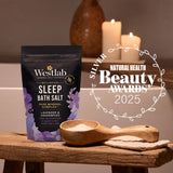 Westlab lavender cedarwood sleep wellbeing bath salt 400g - British product