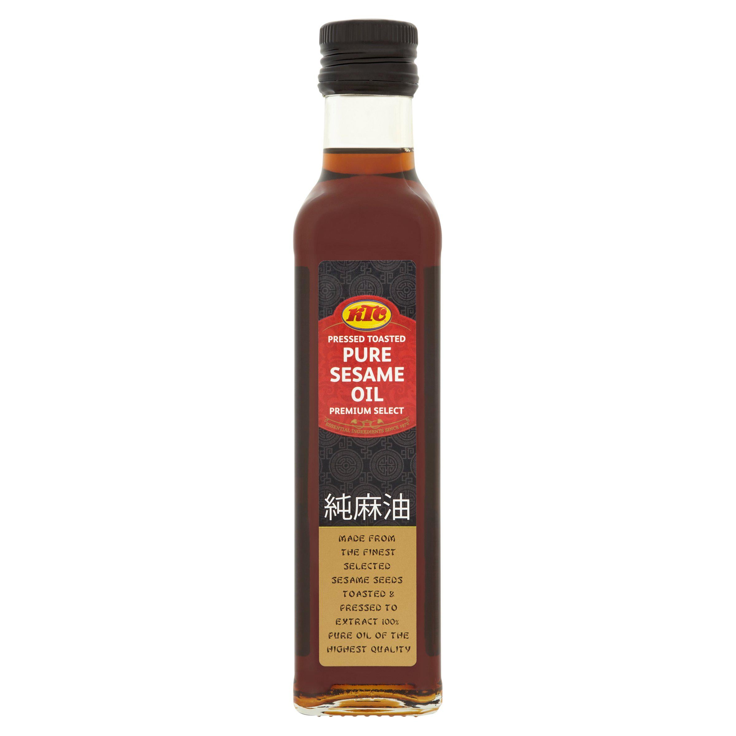 KTC pressed toasted sesame oil 250ml (British brand)