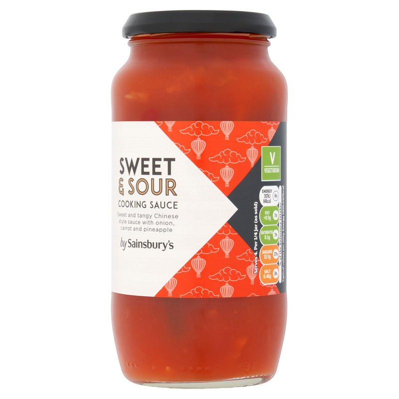Sainsbury's sweet and sour cooking sauce 500g - British product