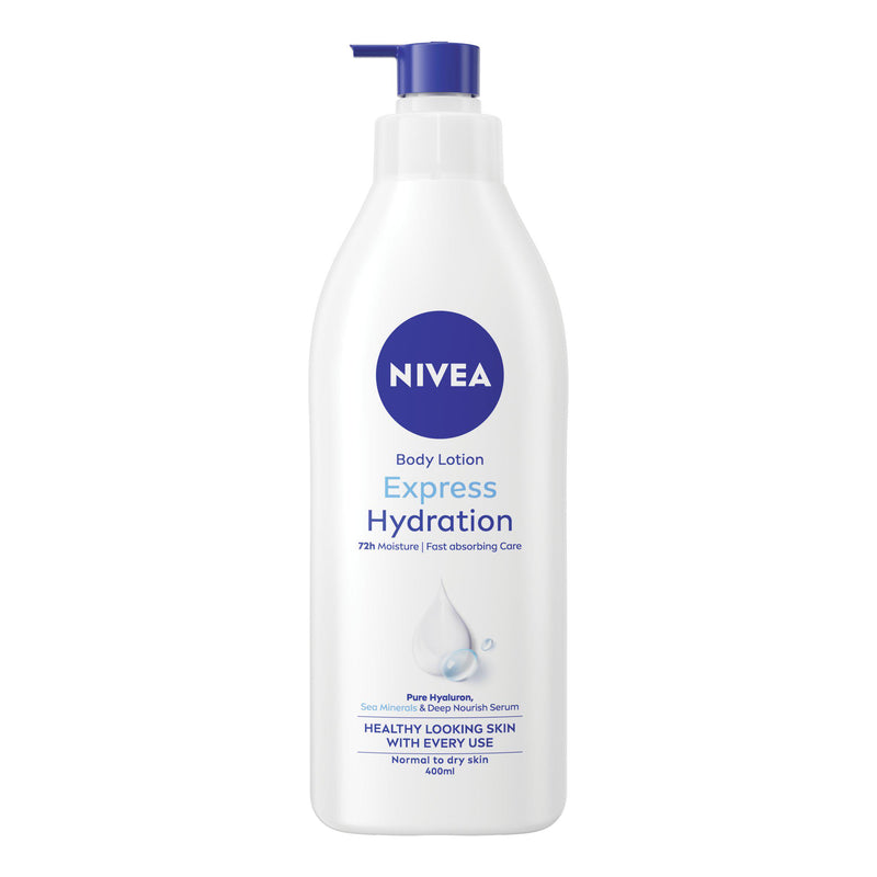 Nivea Express Hydration body lotion 400ml, imported from the UK