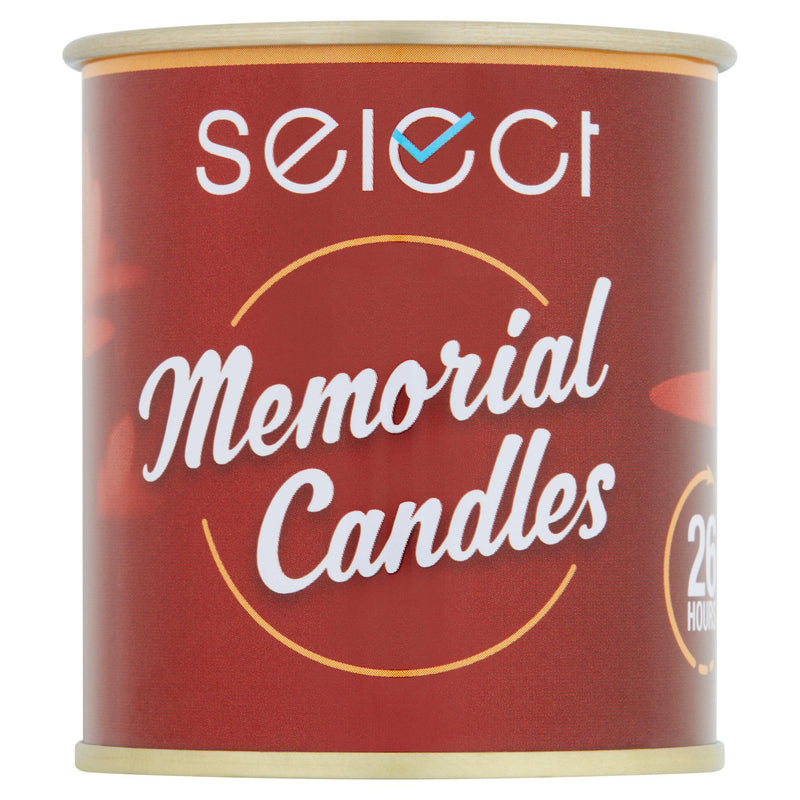 Select Memorial Candles Tin 26 Hours (British brand)