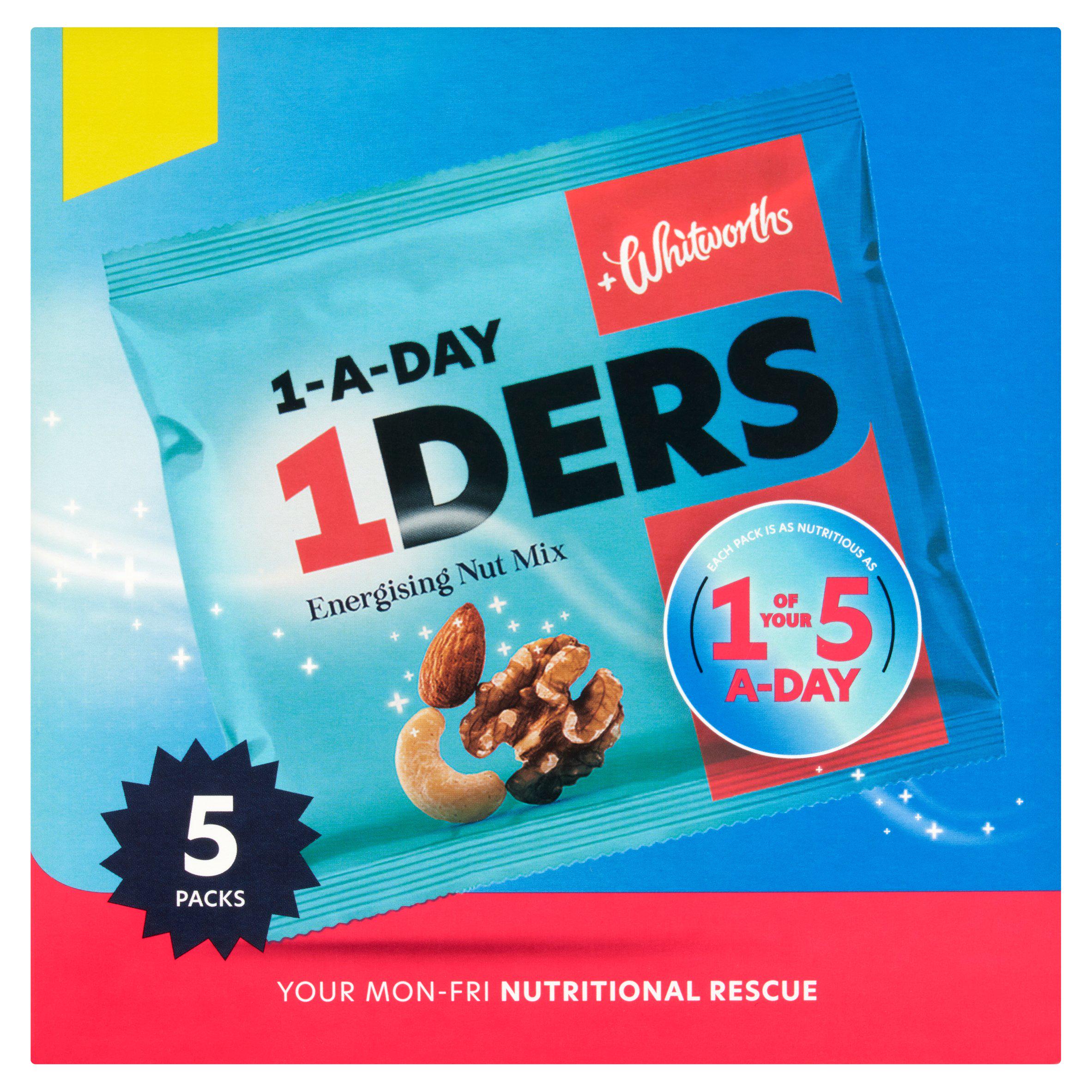 Whitworths 1Ders energising nut mix 125g (British brand)