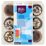 Sainsbury's Cookies & Cream Mini Cupcakes 9 Pack 214g (British brand)