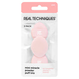 Real Techniques Mini Miracle Powder Puff Trio x3, imported from the UK
