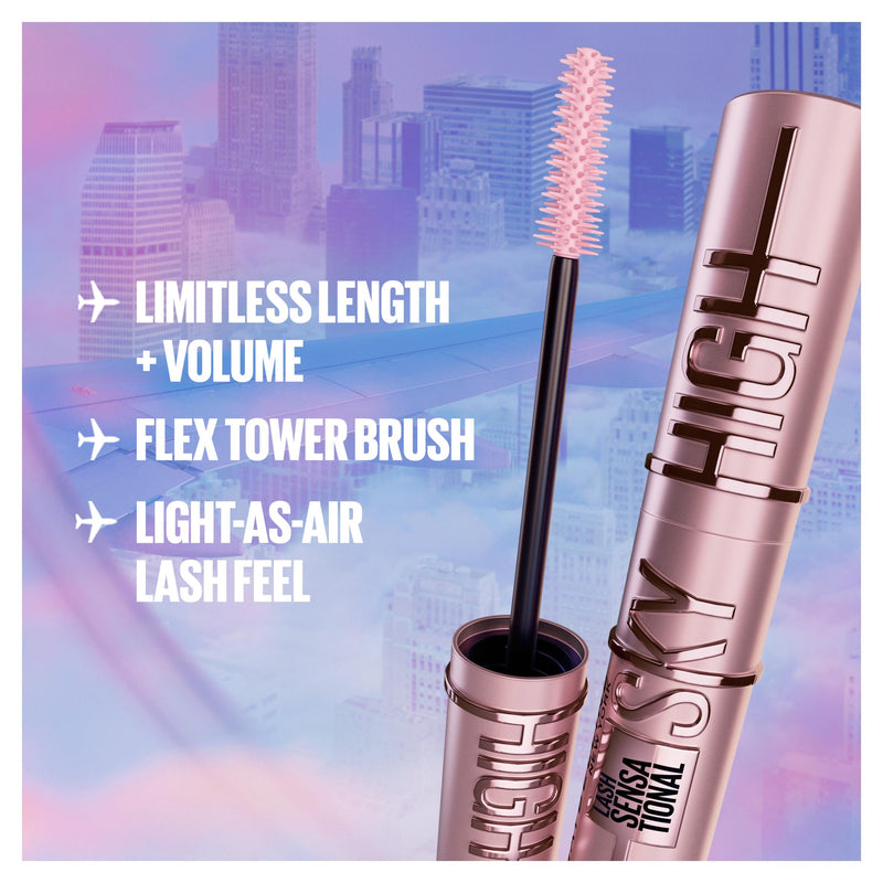 Maybelline Sky High Mascara Burgundy Haze, imported from the UK