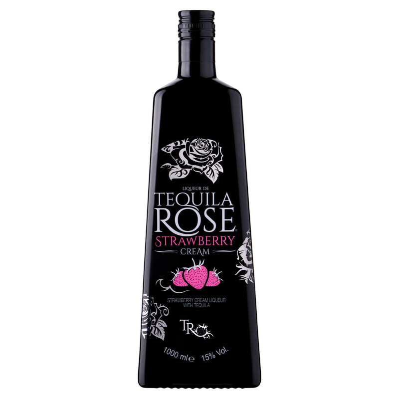 Tequila Rose Strawberry Cream Liqueur 1000ml, imported from the UK