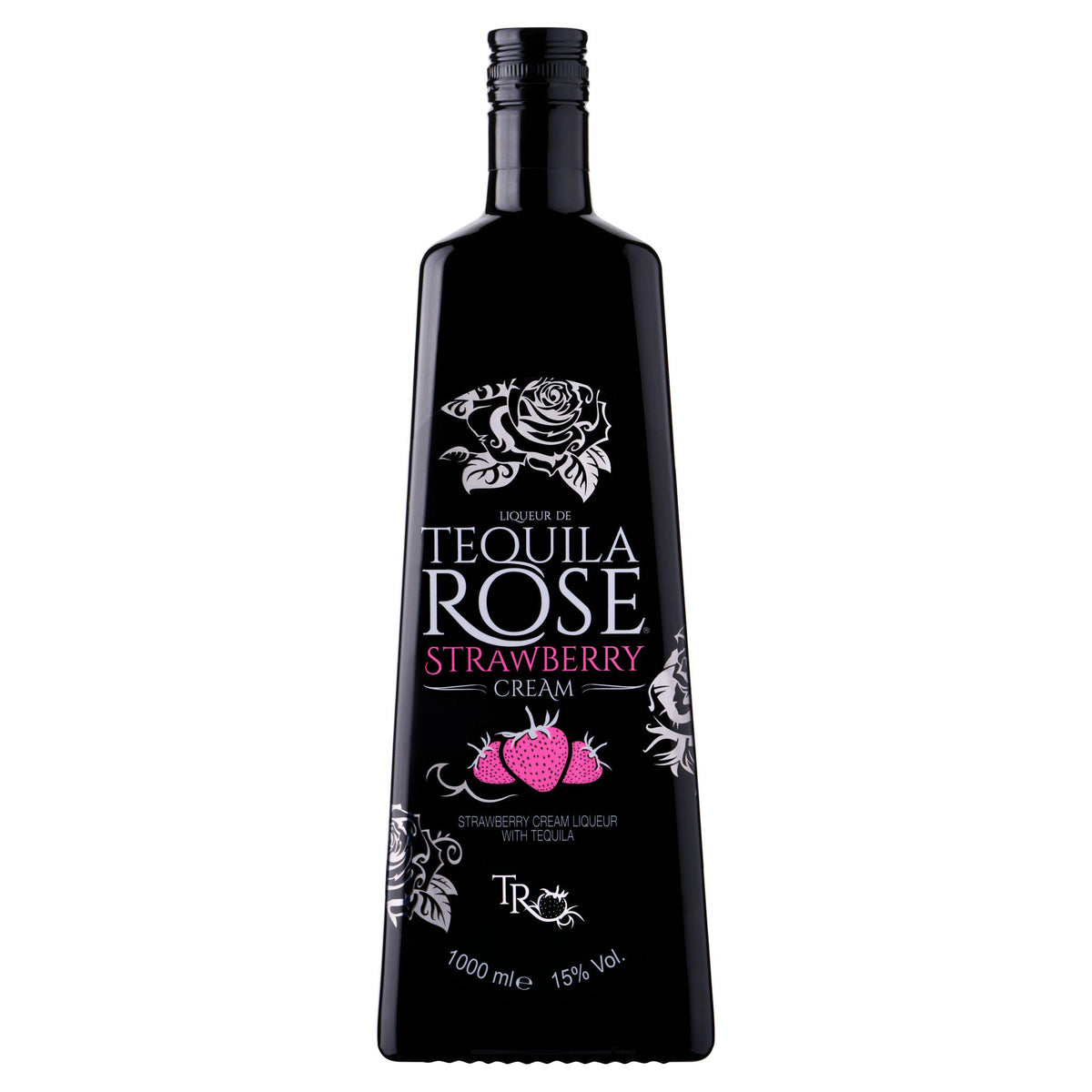 Tequila Rose Strawberry Cream Liqueur 1000ml, imported from the UK
