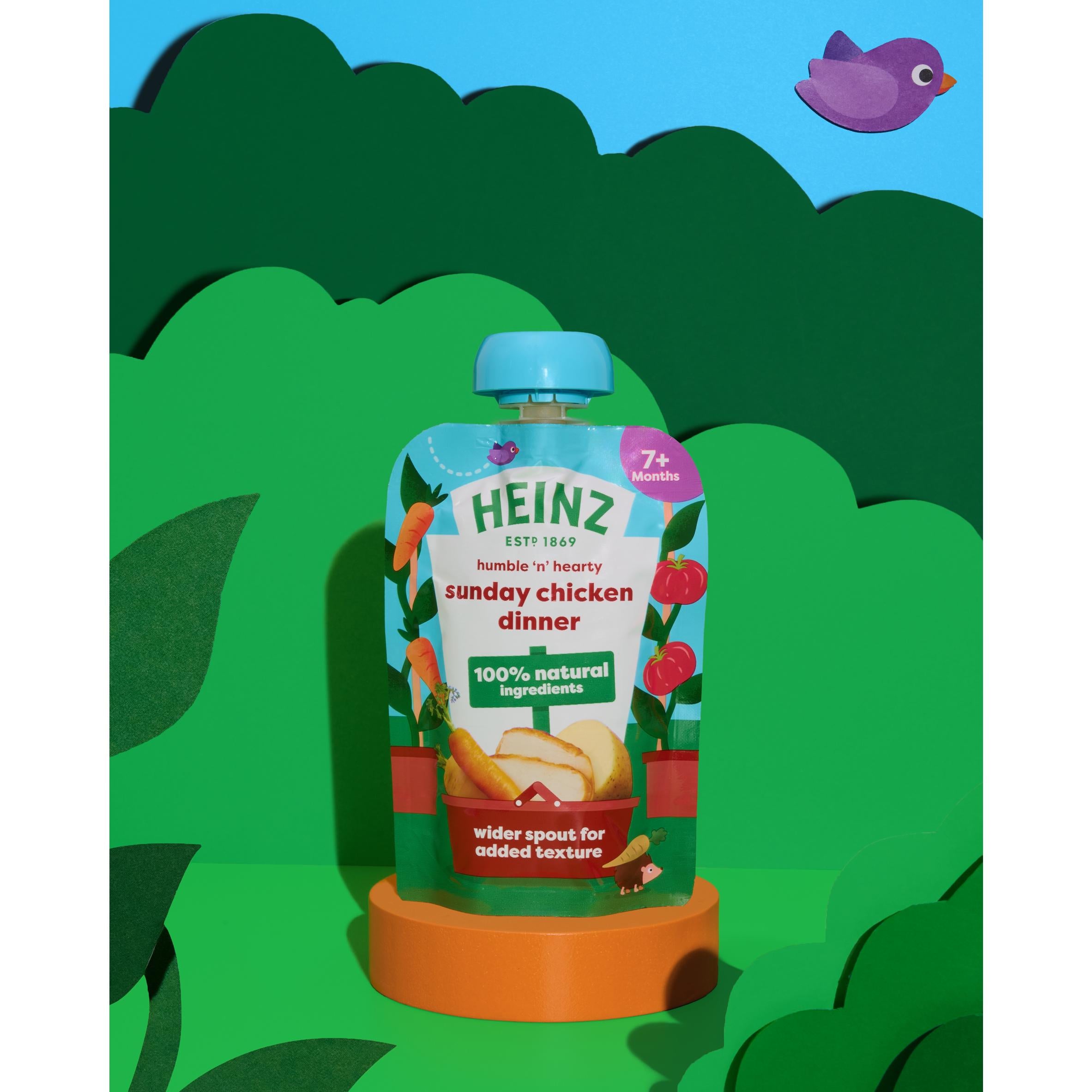 Heinz Sunday Chicken Dinner baby food pouch 130g - British product