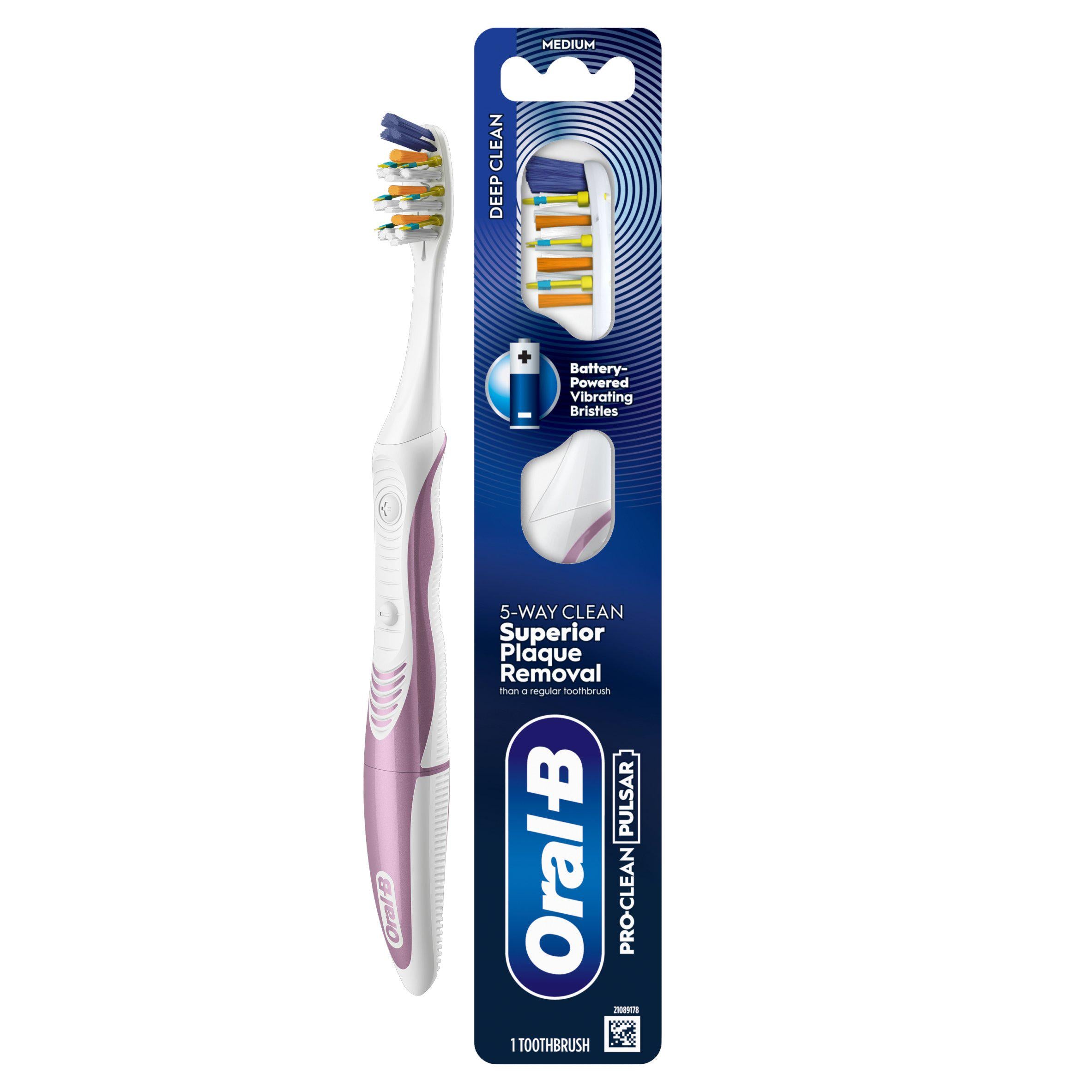 Oral-B Pro Clean Pulsar toothbrush with 5-way plaque removal (British brand)