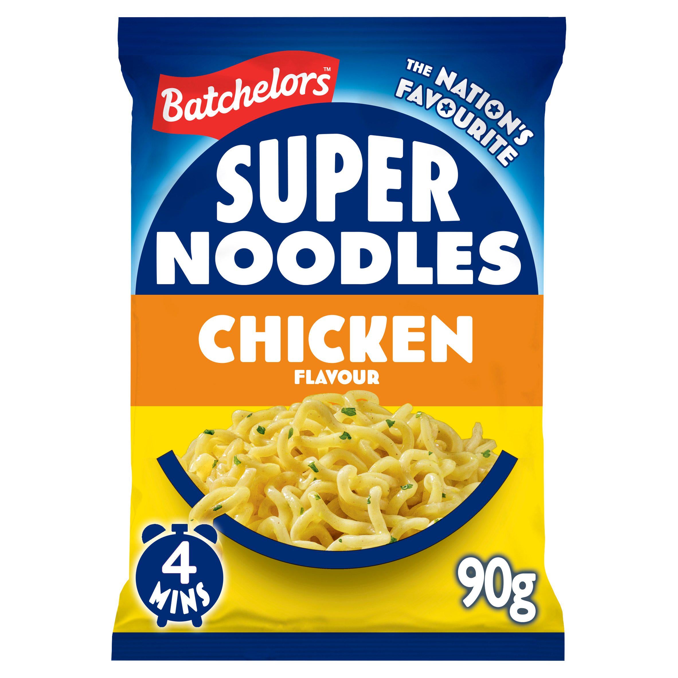 Batchelors Super Noodles chicken flavour 90g, UK version
