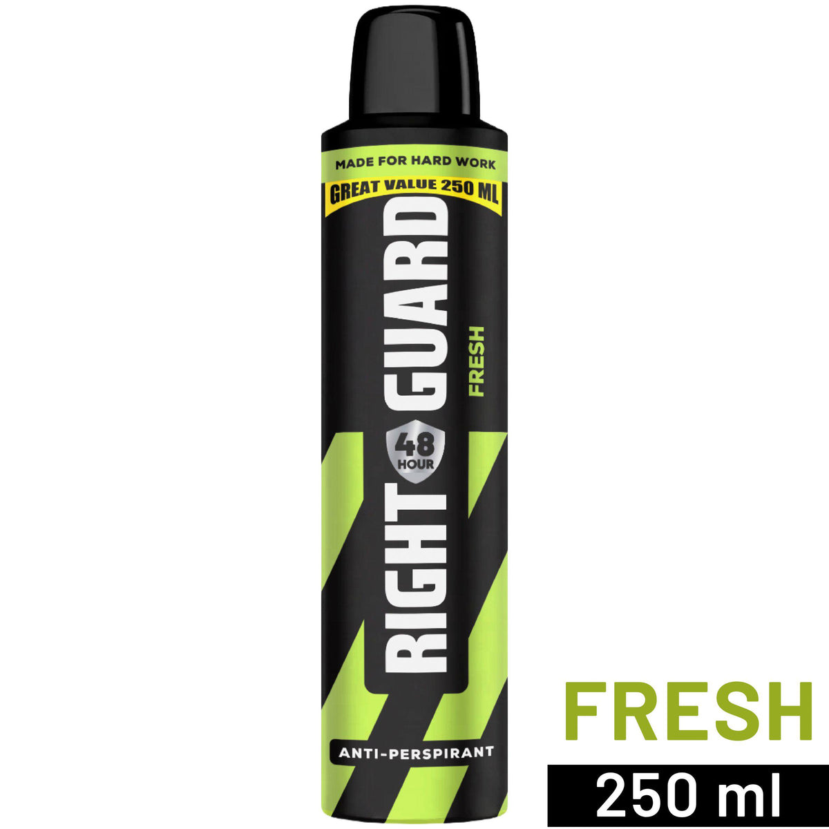 Right Guard antiperspirant deodorant spray Fresh 250ml (British brand)
