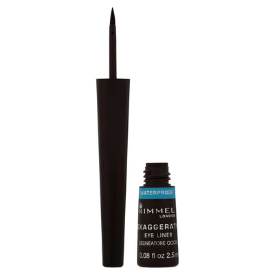 Sainsburys Rimmel London Exaggerate Liquid Eye Liner 003 Waterproof Black 2.5ml- Buy online at McGrocer