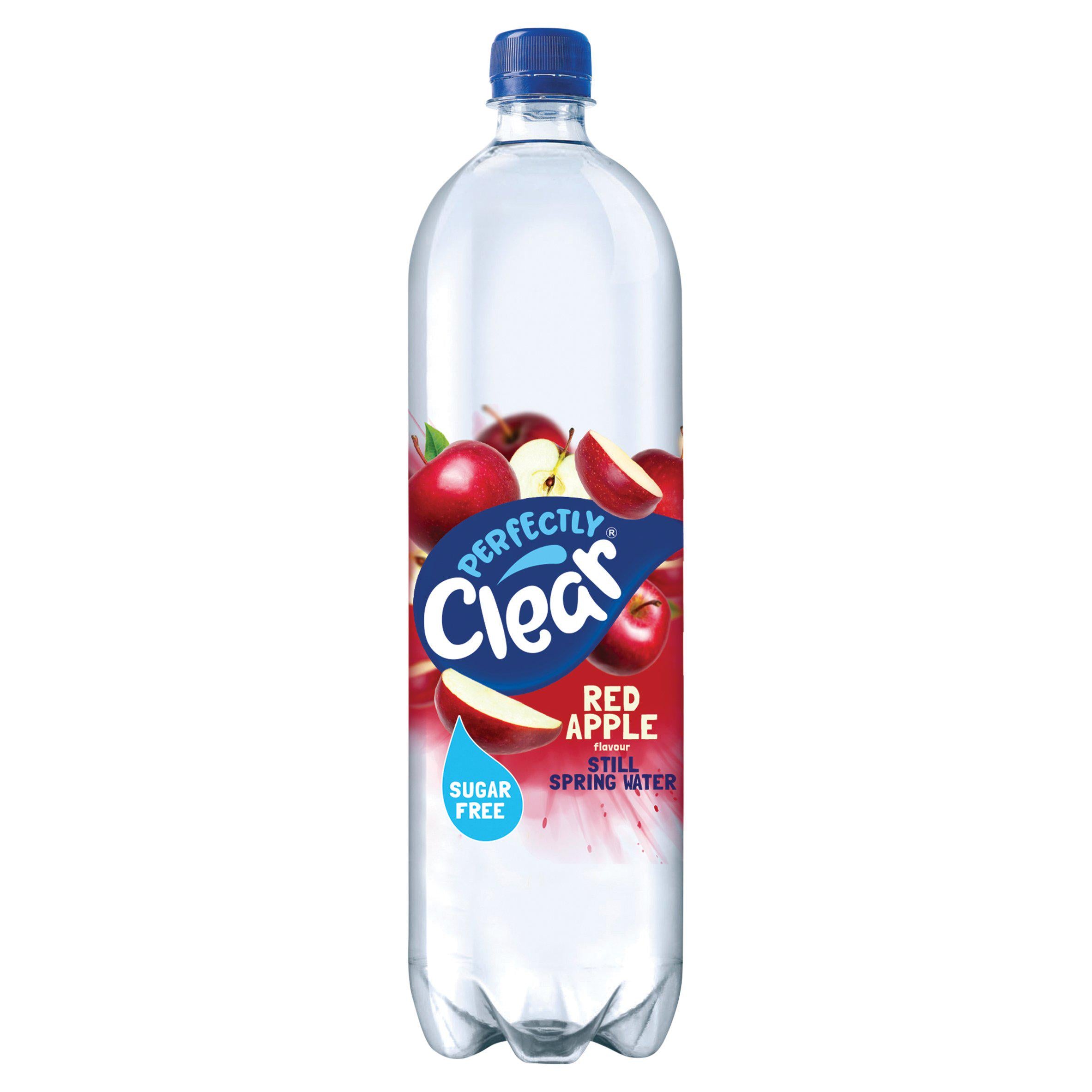 Perfectly Clear still spring water red apple flavour 1.5L, UK version