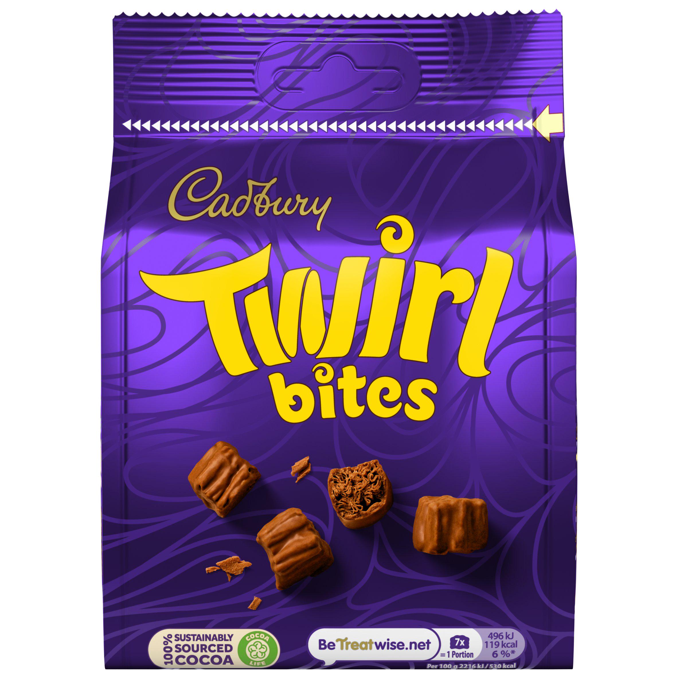 Cadbury Twirl Bites Schokolade 100g, UK-Version