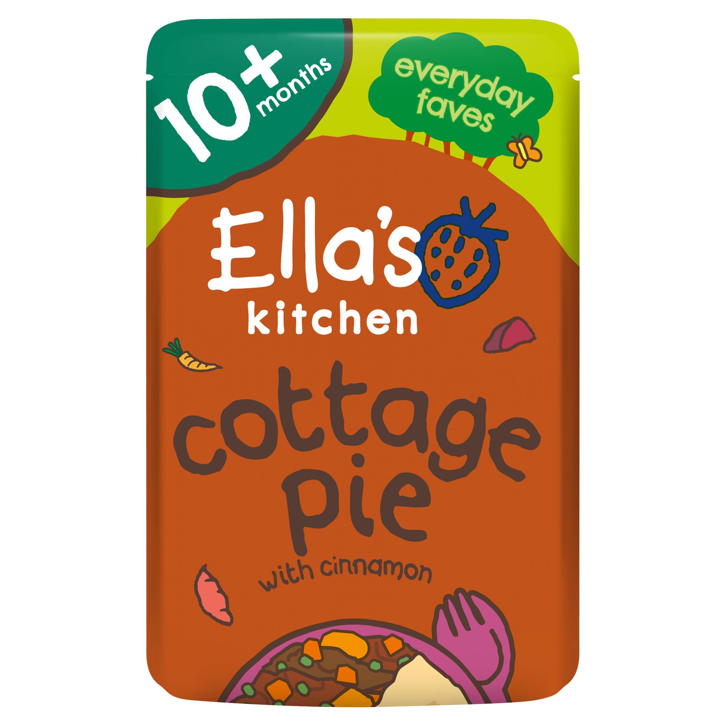 Ella's Kitchen organic cottage pie baby food pouch 190g - British product