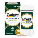Centrum Multibiotics Complete probiotic multivitamin capsules 30 count (British brand)