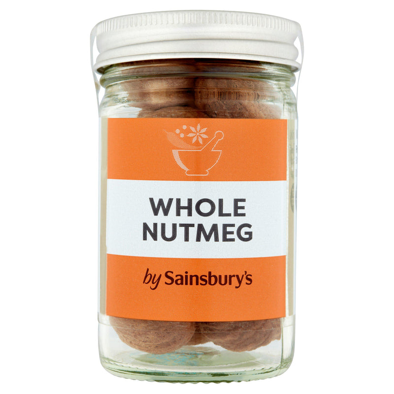 Sainsbury's Whole Nutmeg Spice Jar 36g (British brand)