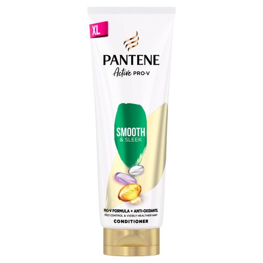 Pantene Pro-V Smooth & Sleek Hair Conditioner 2x The Nutrients In 1 Use 350ml GOODS Sainsburys   
