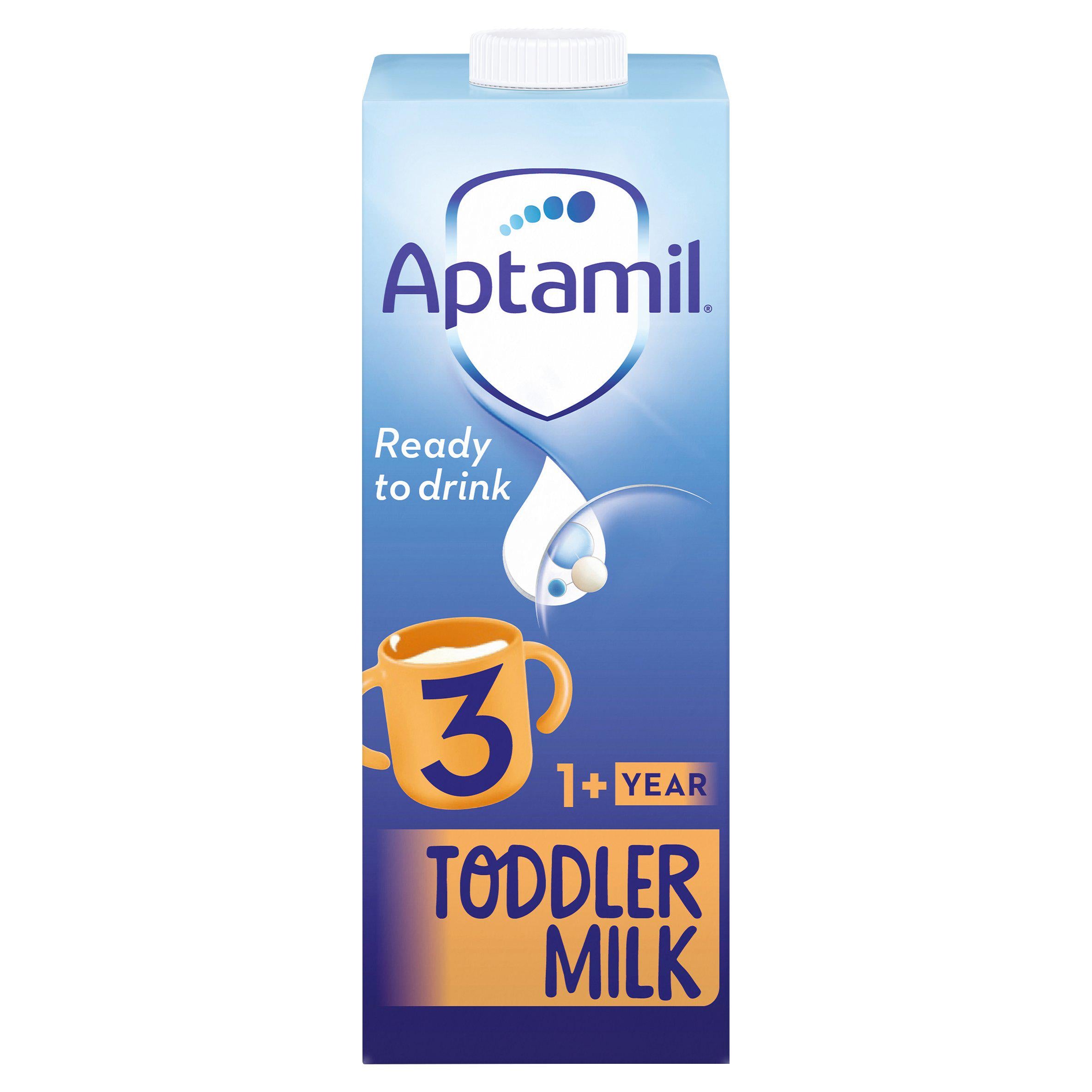 Aptamil 3 Toddler Milk Formula Liquid 1+ Years Ready To Feed 1L GOODS Sainsburys   