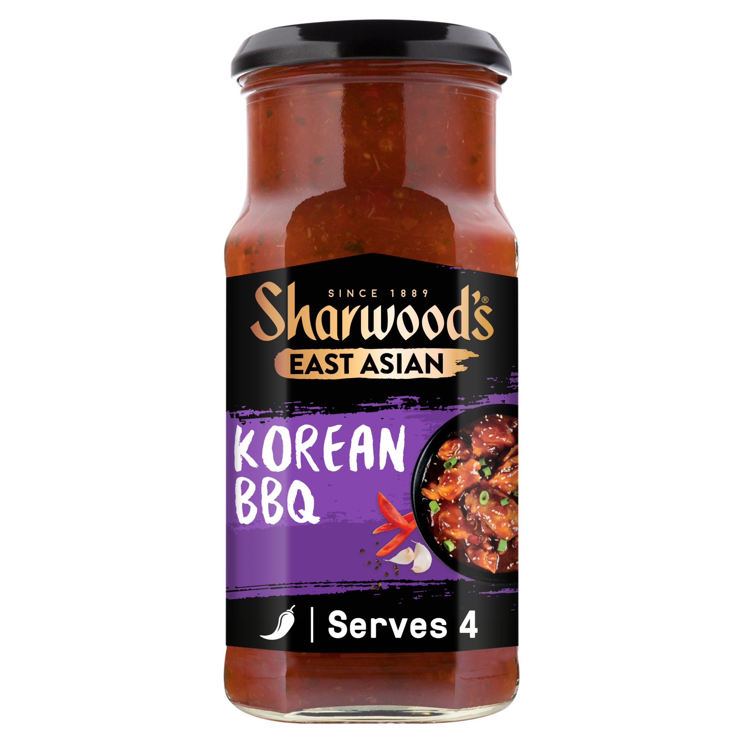 Sharwood's Korean BBQ cooking sauce 420g, imported from the UK